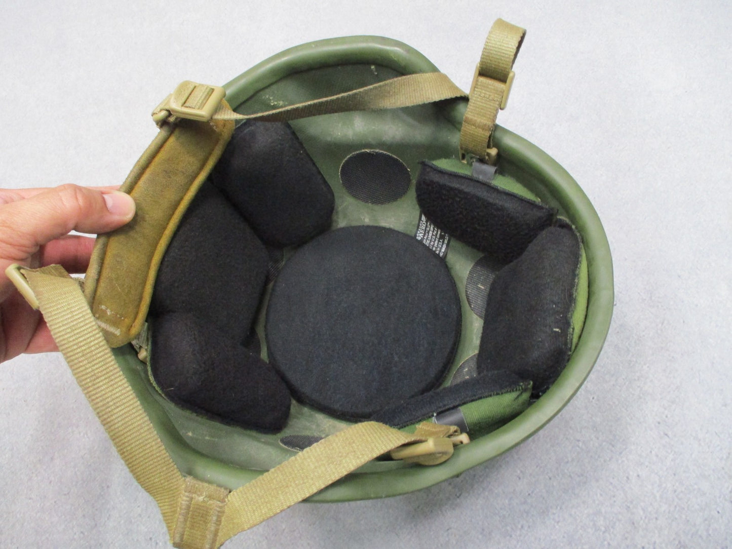 MSA Gallet Advanced Combat Helmet Medium OD Green Ballistic Style Helmet ACH