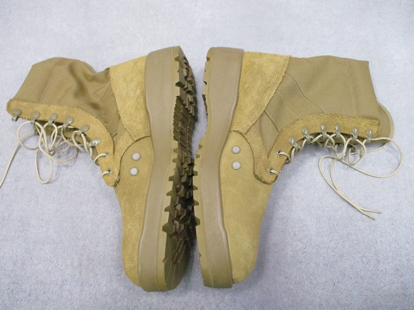 Rocky Hot Weather Army Combat Boots Coyote Brown Men's 13.5R Vibram Sole
