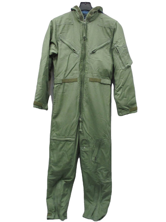 Vintage 1983 Mustang Aviation Coverall Flight Suit Olive Drab Size SL Military