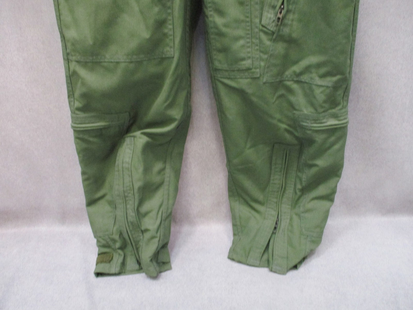 Vintage 1983 Mustang Aviation Coverall Flight Suit Olive Drab Size SL Military