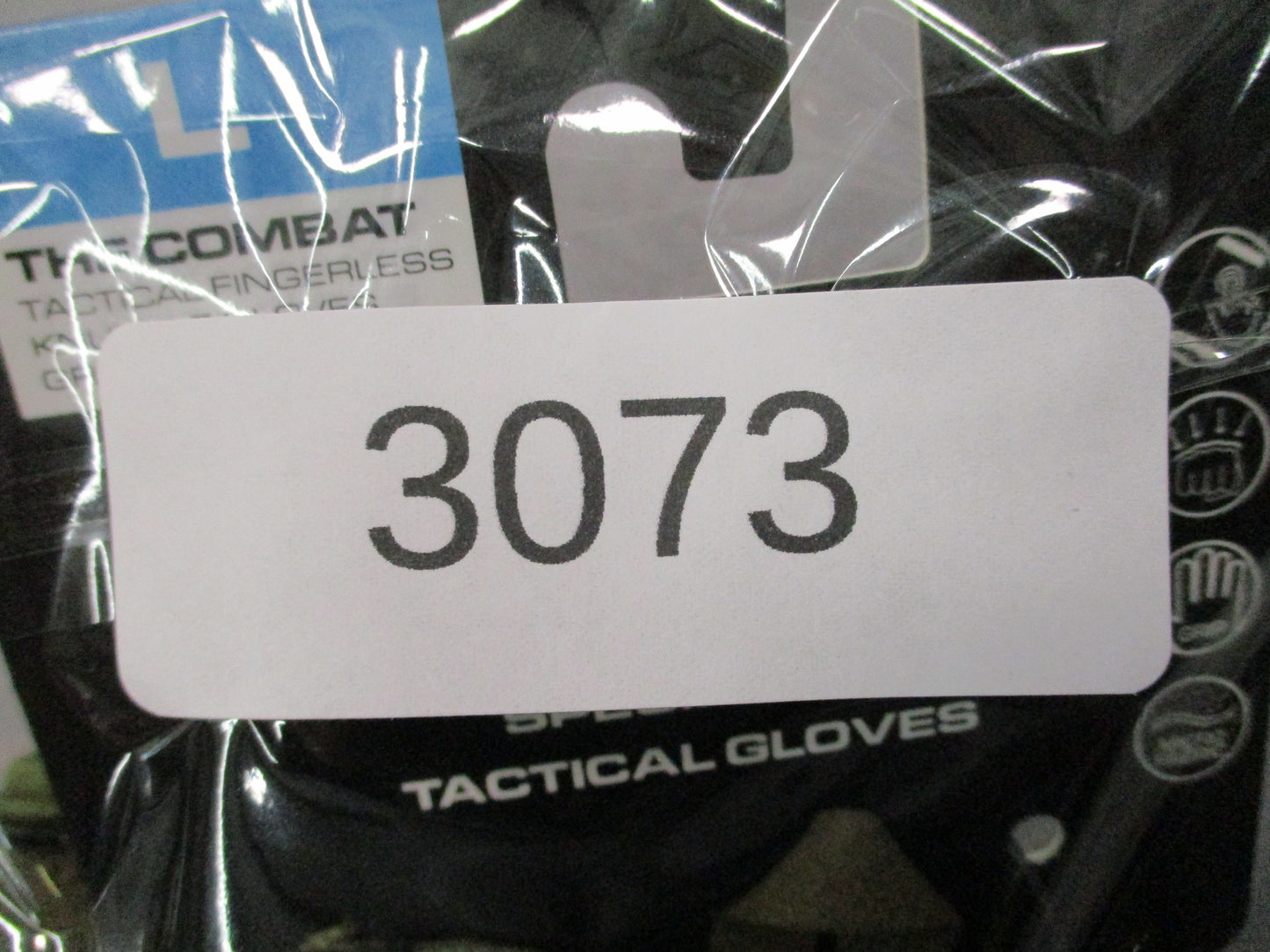 Glove Station The Combat Tactical Fingerless Knuckle Gloves Green Size Large New