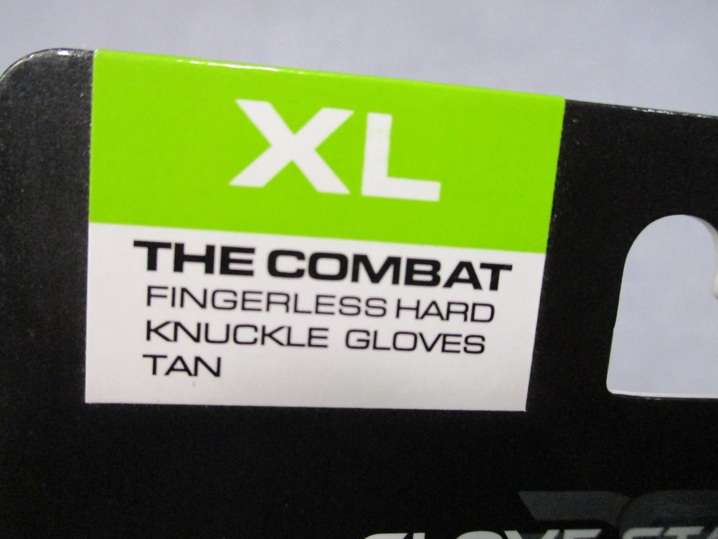 Glove Station The Combat Fingerless Hard Knuckle Tactical Gloves Camo XL New