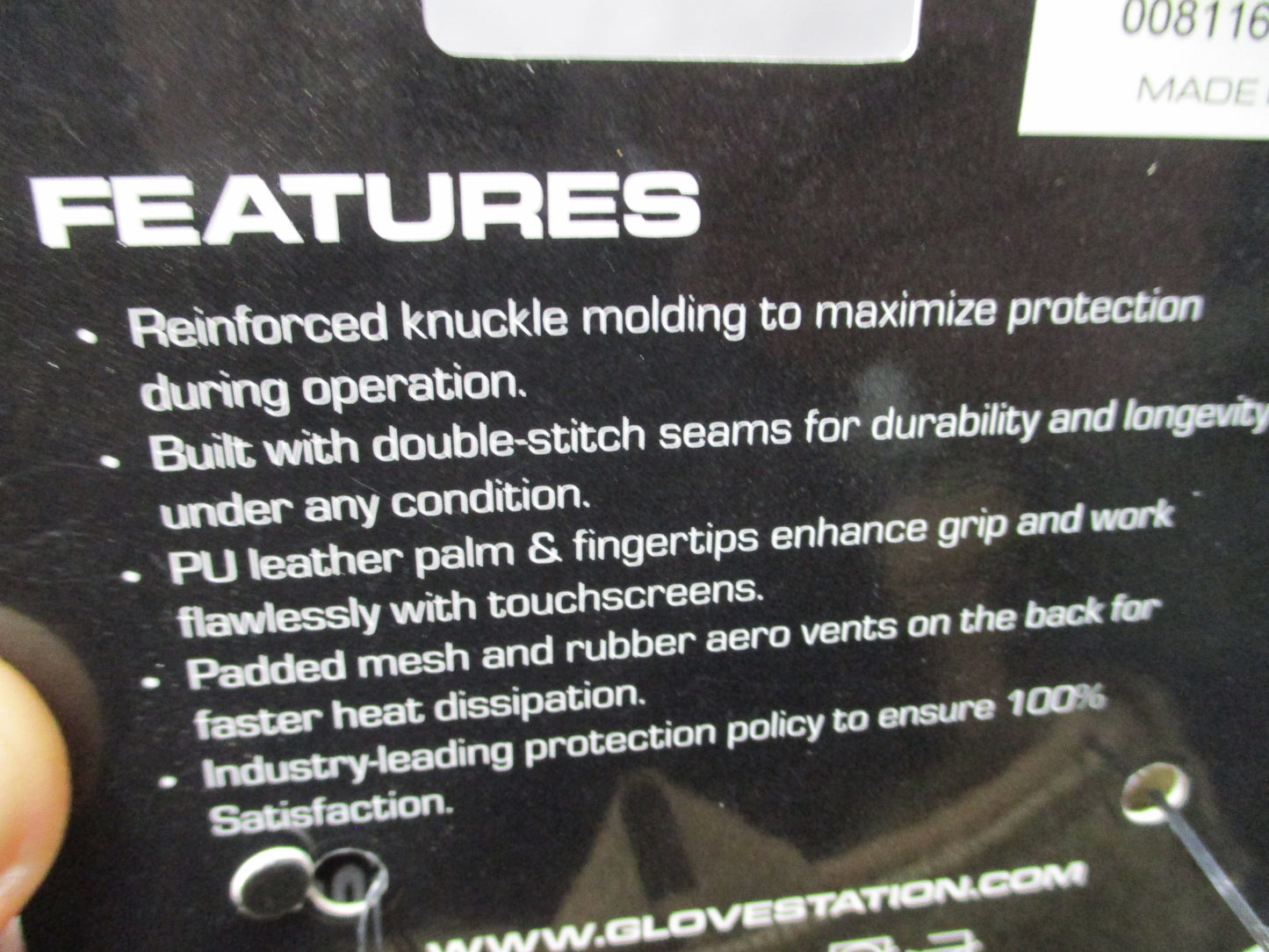 Glove Station The Combat Fingerless Hard Knuckle Tactical Gloves Camo XL New