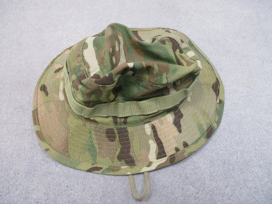 US Military Multicam Boonie Hat Sun Weather Uniform Type VI Size 7 1/8 Surplus