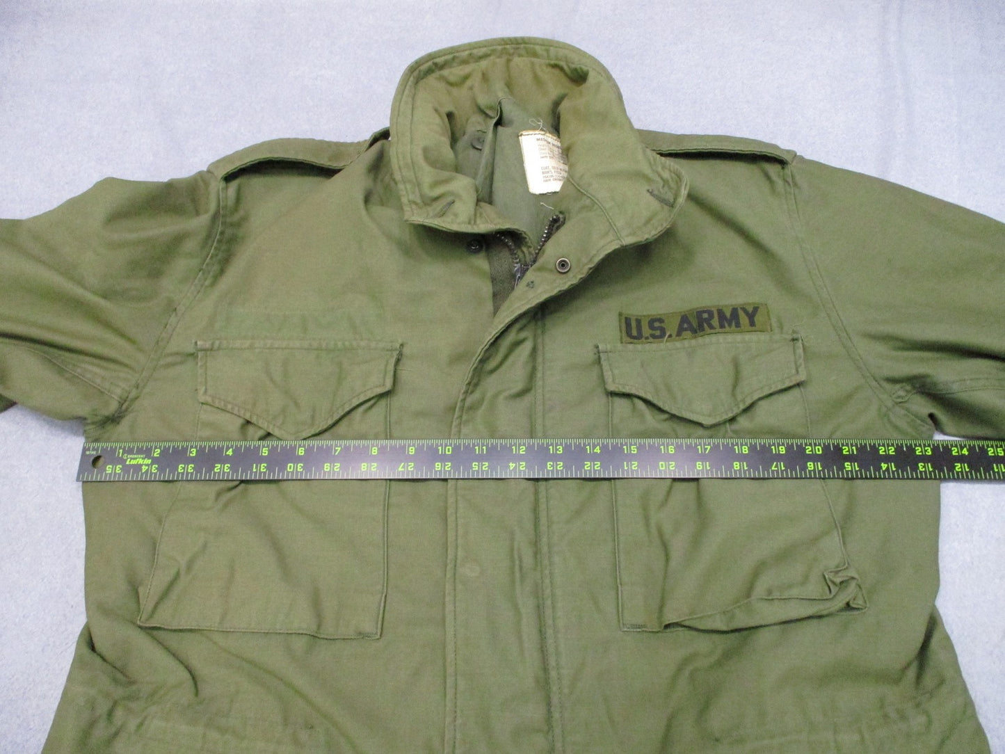 1972 US Army M65 Field Jacket Medium Regular OG-107 John Ownbey Vietnam Era