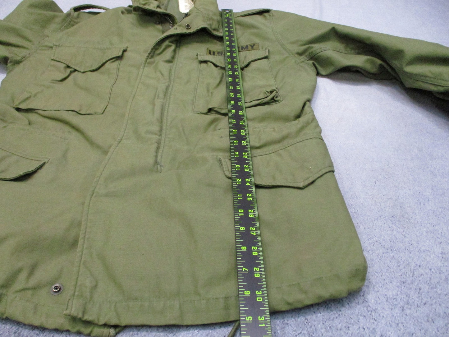 1972 US Army M65 Field Jacket Medium Regular OG-107 John Ownbey Vietnam Era