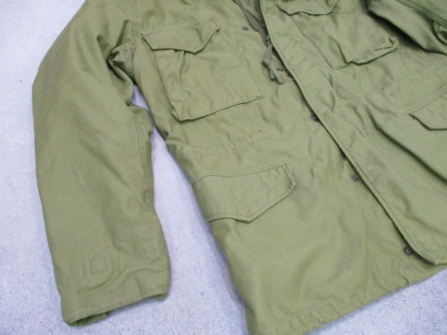 1972 US Army M65 Field Jacket Medium Regular OG-107 John Ownbey Vietnam Era