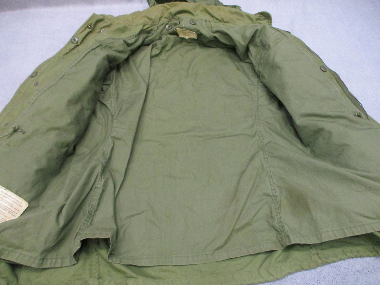 1972 US Army M65 Field Jacket Medium Regular OG-107 John Ownbey Vietnam Era