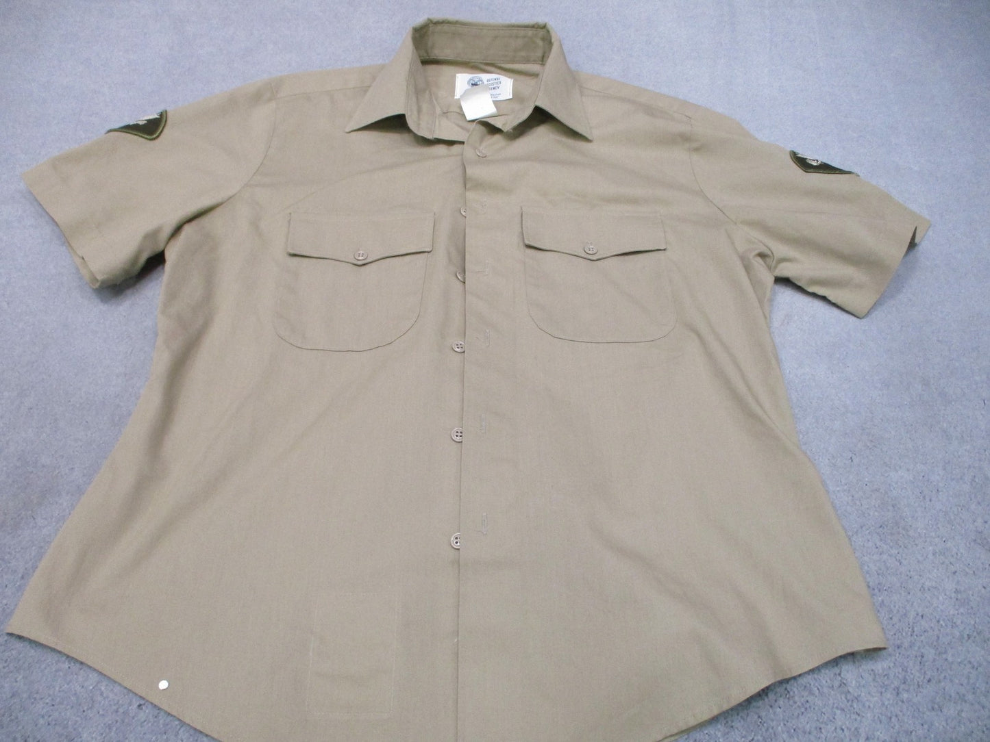 Genuine US Army Class 3 S/S Athletic Shirt Heritage Tan 566 Size 17 R-A New