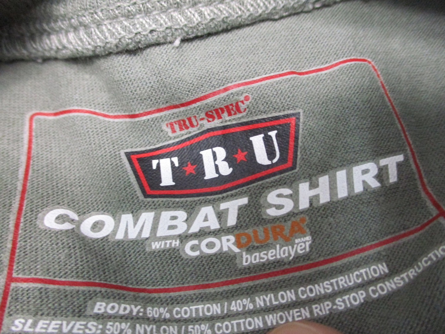 Tru-Spec TRU Combat Shirt Digital Camo Cordura Baselayer Size 2XL