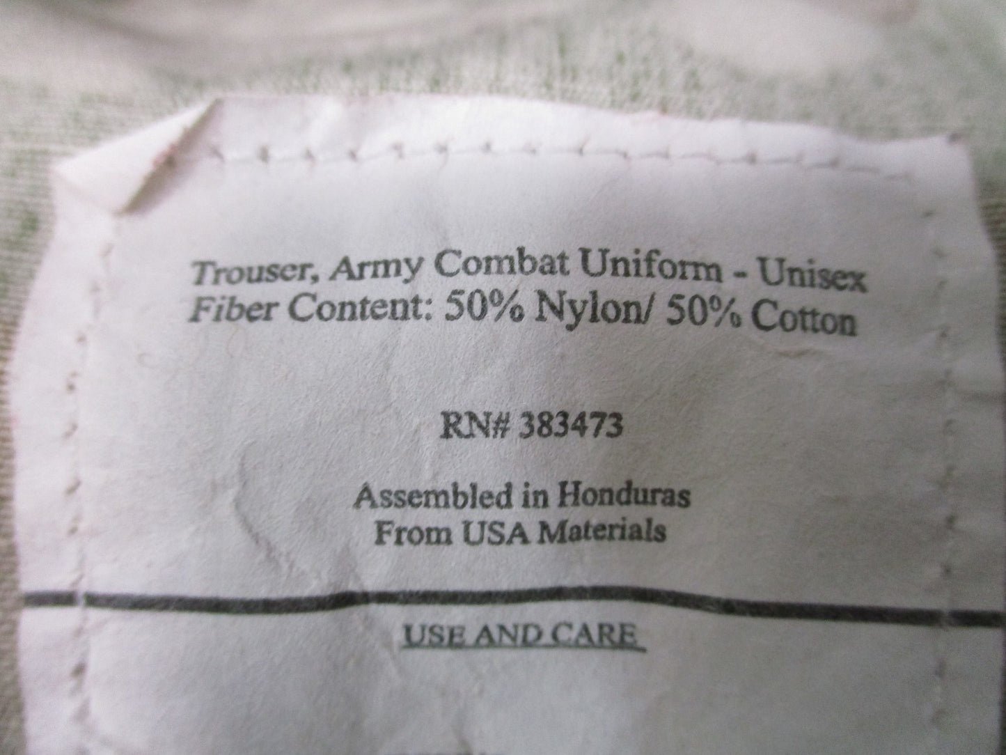 USED ARMY OCP SCORPION W2 PANTS SMALL/SHORT TROUSER BOTTOMS NORMAL MATERIAL