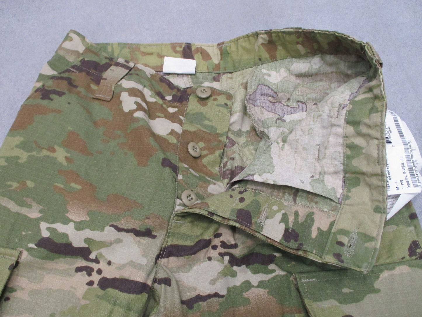 US Military Hot Weather Combat Uniform Trousers Pants Scorpion Size Medium/Long