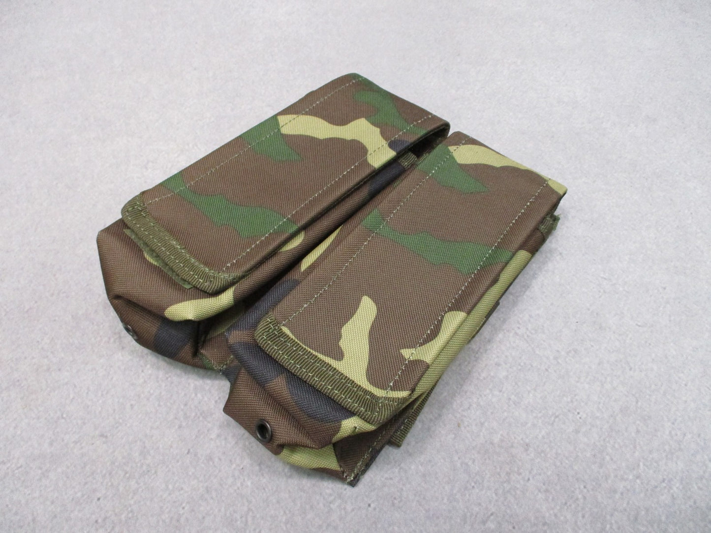 VooDoo Tactical Woodland Camo Double Magazine Pouch MOLLE Gear 5.56/7.62 M81