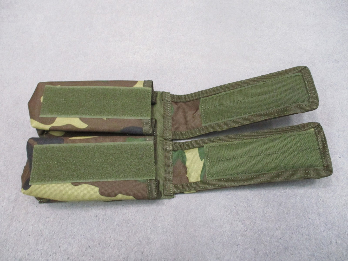 VooDoo Tactical Woodland Camo Double Magazine Pouch MOLLE Gear 5.56/7.62 M81