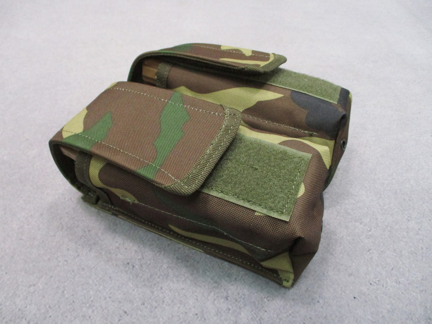 VooDoo Tactical Woodland Camo Double Magazine Pouch MOLLE Gear 5.56/7.62 M81