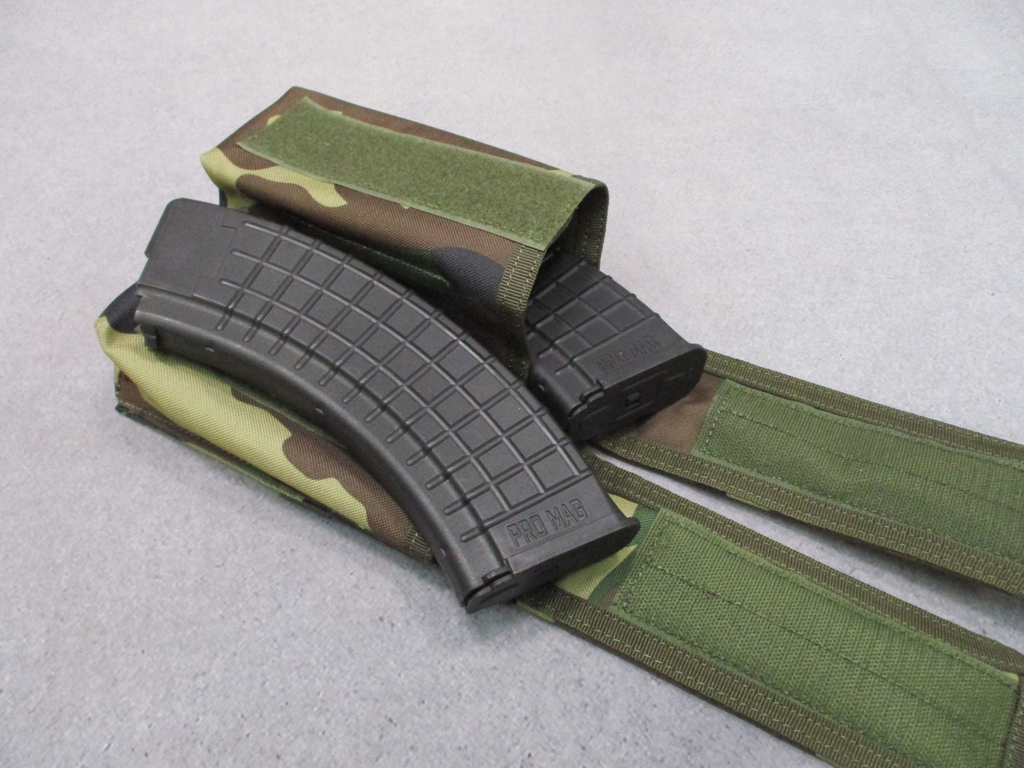 VooDoo Tactical Woodland Camo Double Magazine Pouch MOLLE Gear 5.56/7.62 M81