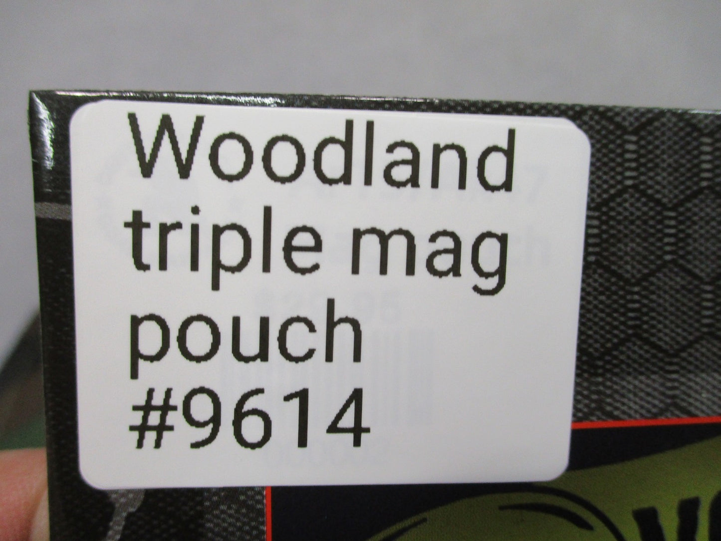 VooDoo Tactical Woodland Camo Triple Magazine Pouch MOLLE BDU M81 5.56/7.62