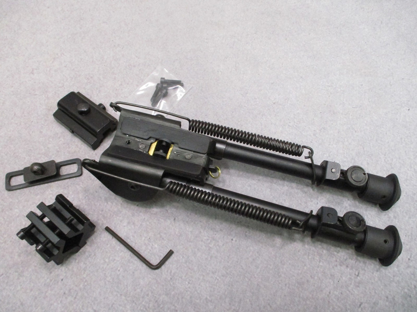 NcSTAR Precision Grade Bipod Full Size Friction 7-11" w/ 3 Adapters Model ABPGF