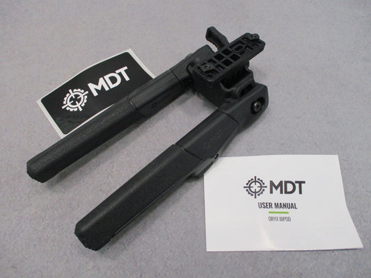 New MDT Oryx Bipod M-LOK Mount Tactical Precision Shooting Adjustable Black