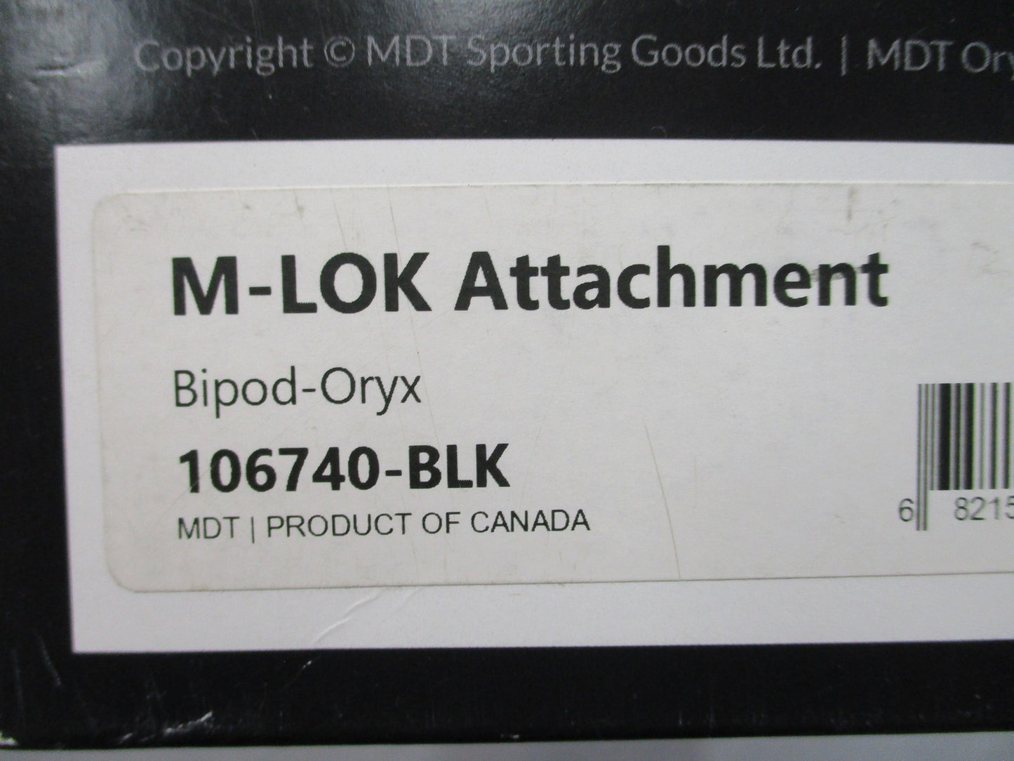 New MDT Oryx Bipod M-LOK Mount Tactical Precision Shooting Adjustable Black