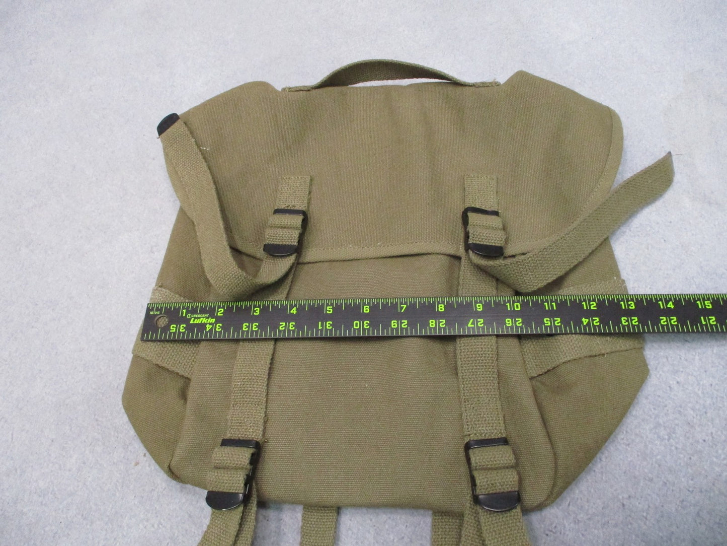 Rothco Olive Drab Canvas Military Style Waist Butt Pack ALICE Clips New