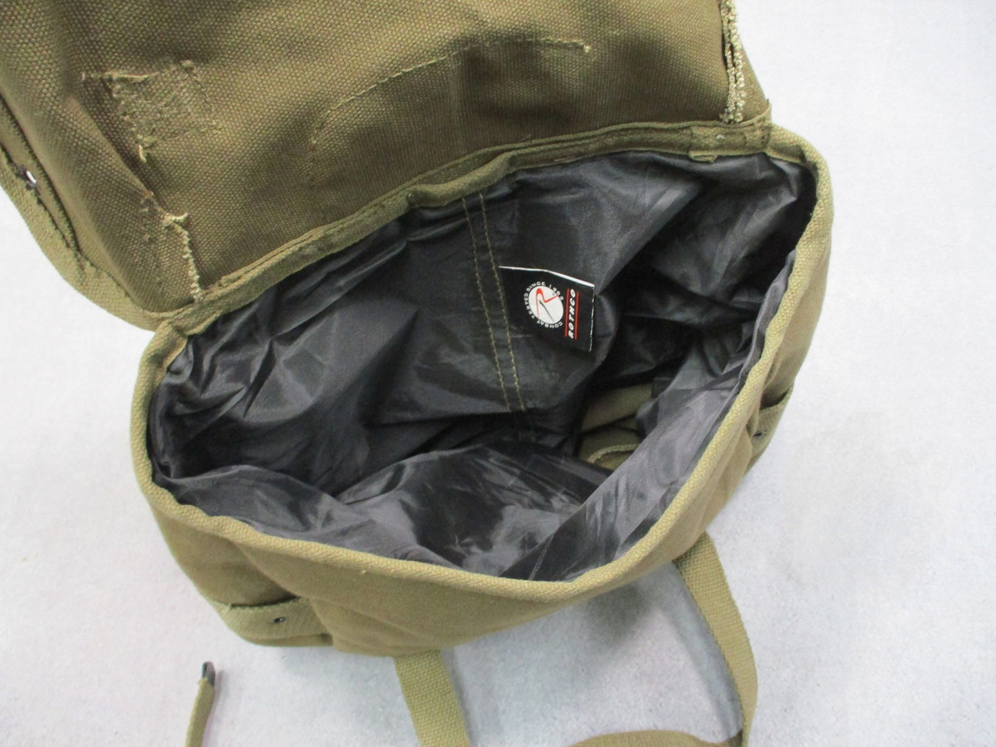 Rothco Olive Drab Canvas Military Style Waist Butt Pack ALICE Clips New