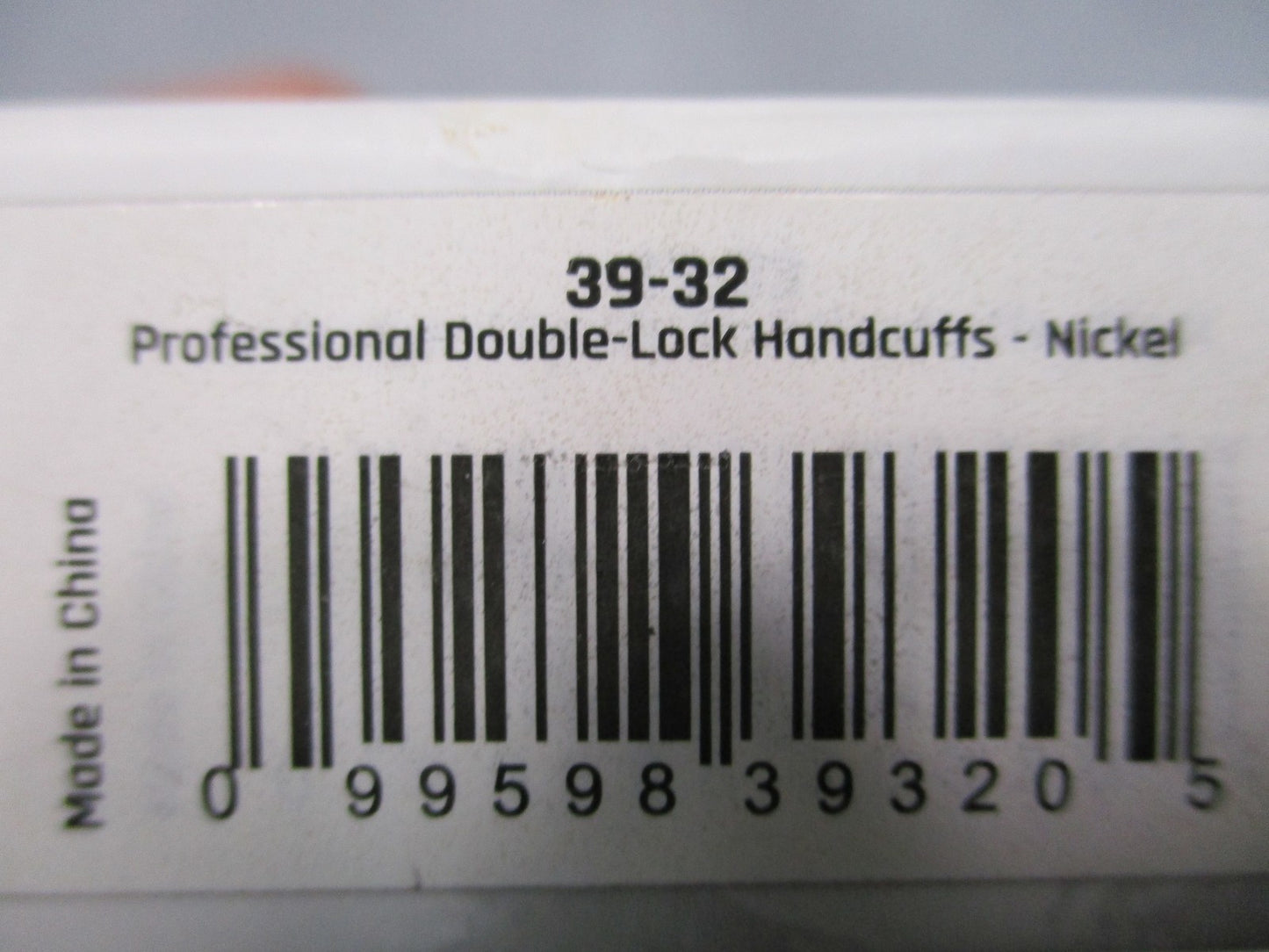 Fox Tactical 39-32 Professional Double-Lock Handcuffs Nickel Steel w/ 2 Keys