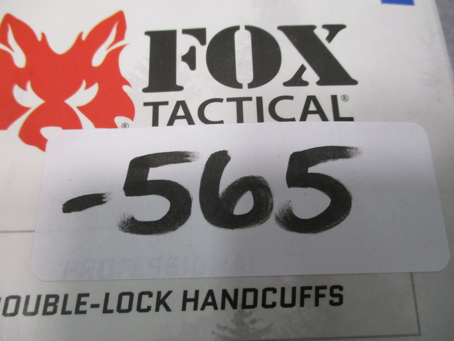 Fox Tactical 39-32 Professional Double-Lock Handcuffs Nickel Steel w/ 2 Keys