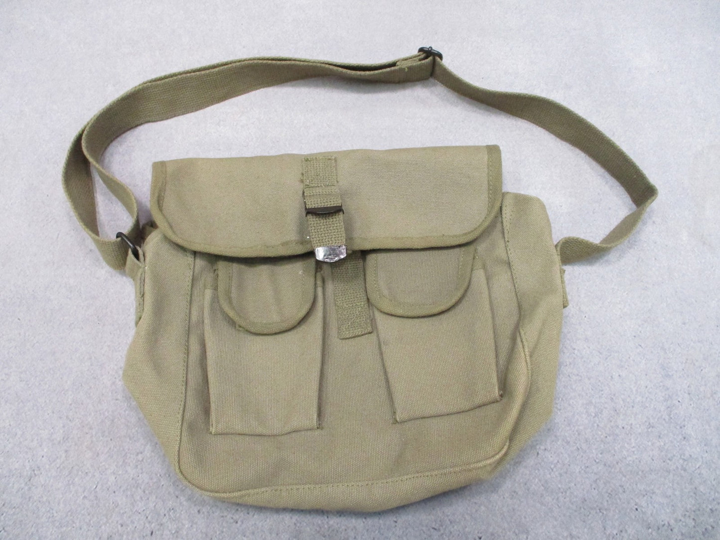 Rothco Vintage Canvas Map Case Shoulder Bag Olive Drab Tactical Messenger