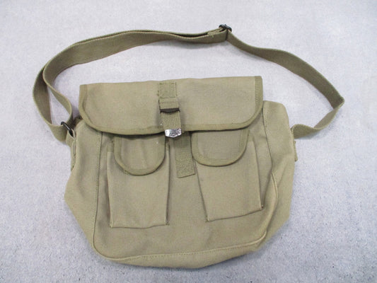Rothco Vintage Canvas Map Case Shoulder Bag Olive Drab Tactical Messenger