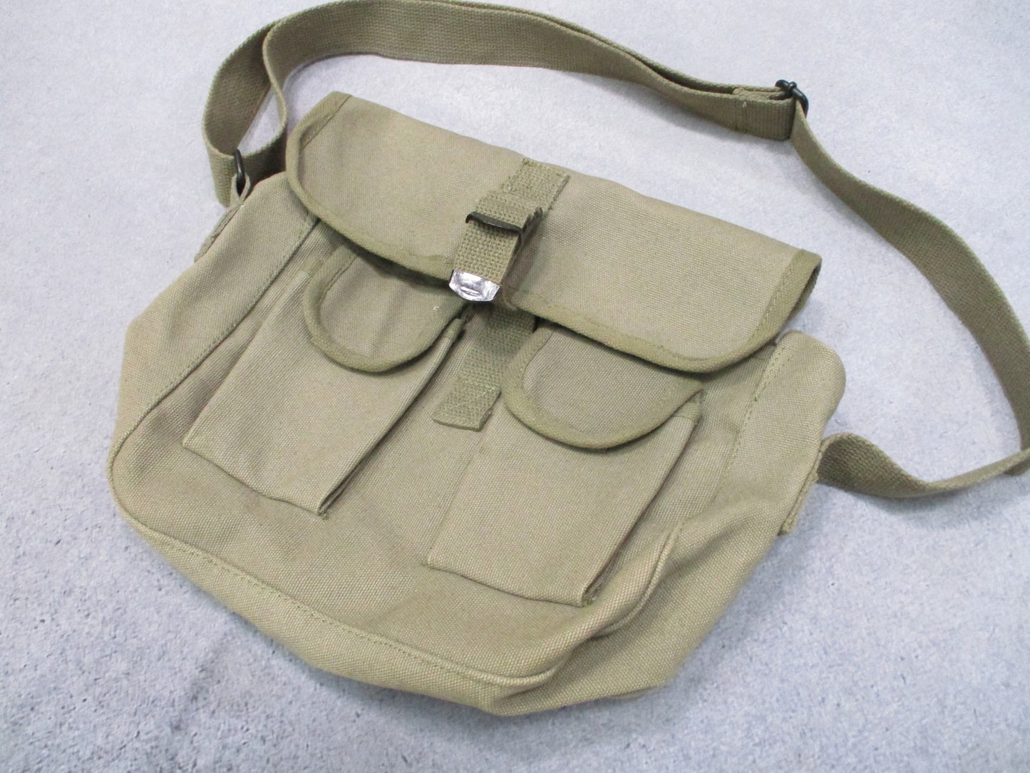 Rothco Vintage Canvas Map Case Shoulder Bag Olive Drab Tactical Messenger