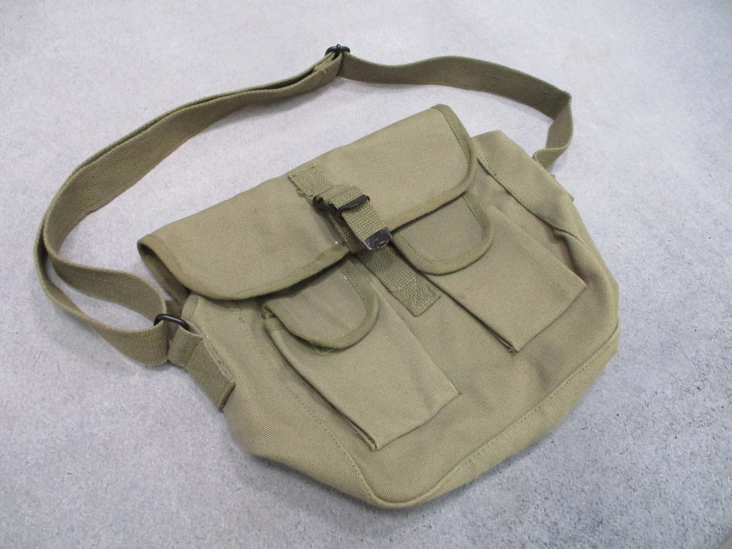 Rothco Vintage Canvas Map Case Shoulder Bag Olive Drab Tactical Messenger