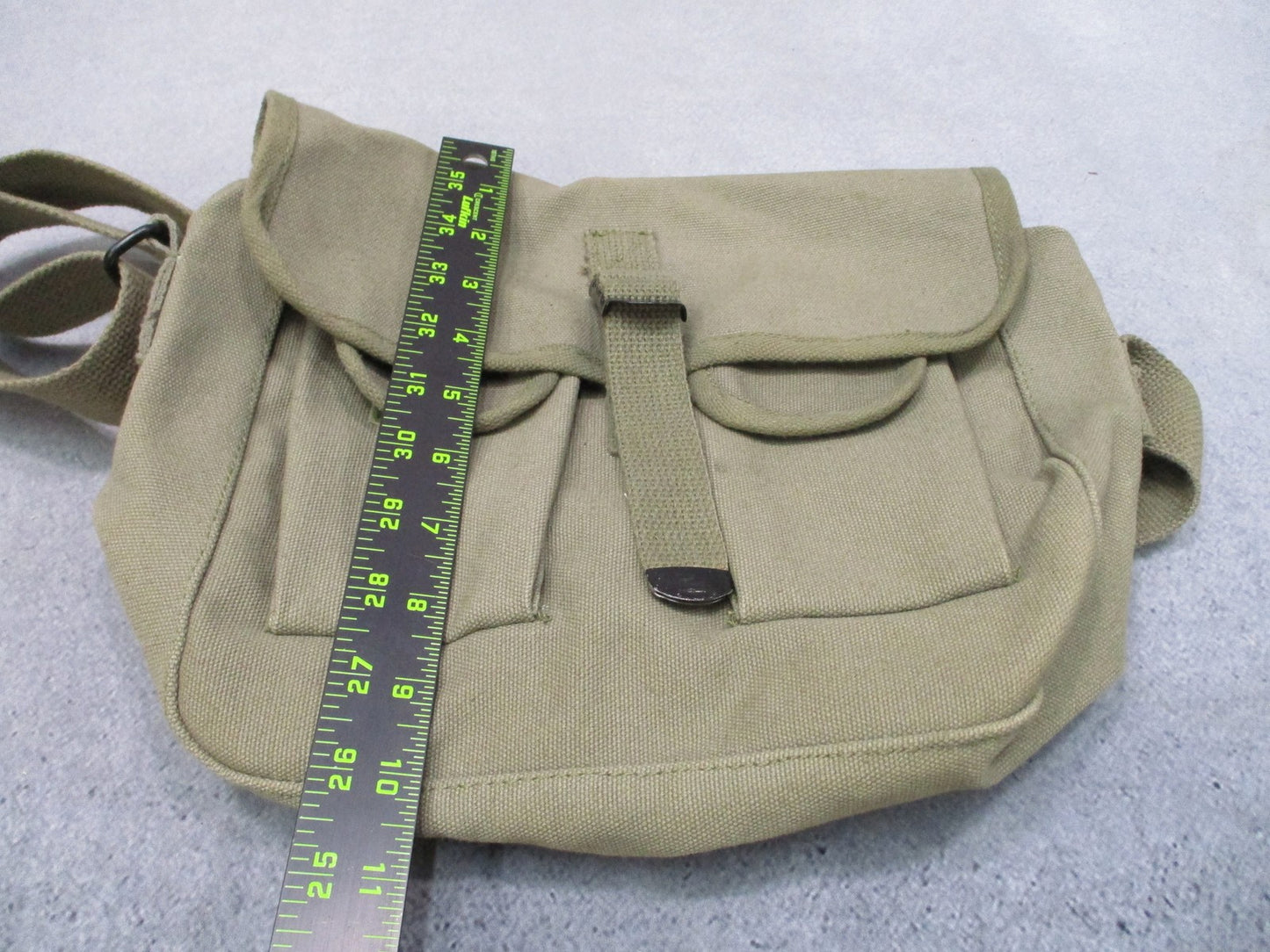 Rothco Vintage Canvas Map Case Shoulder Bag Olive Drab Tactical Messenger