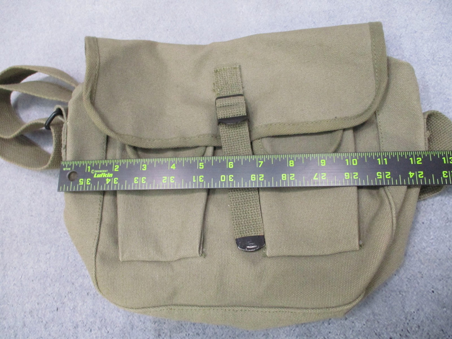 Rothco Vintage Canvas Map Case Shoulder Bag Olive Drab Tactical Messenger