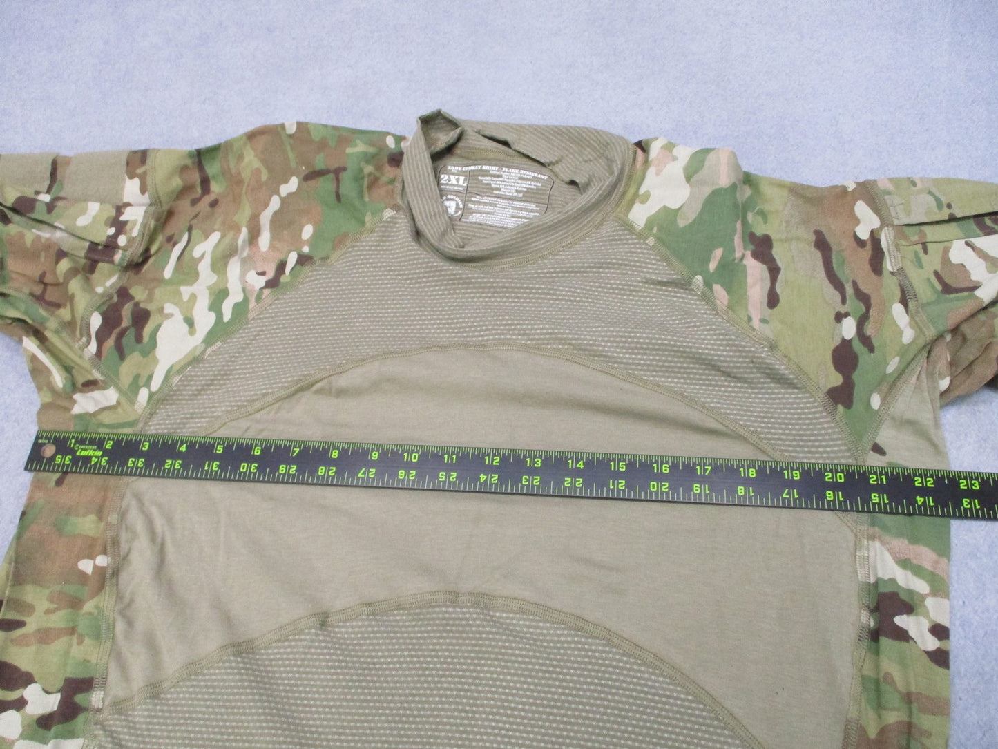 2XL ARMY OCP MULTICAM COMBAT SHIRT XXL FLAME RESISTANT HOT WEATHER TOP XX-LARGE