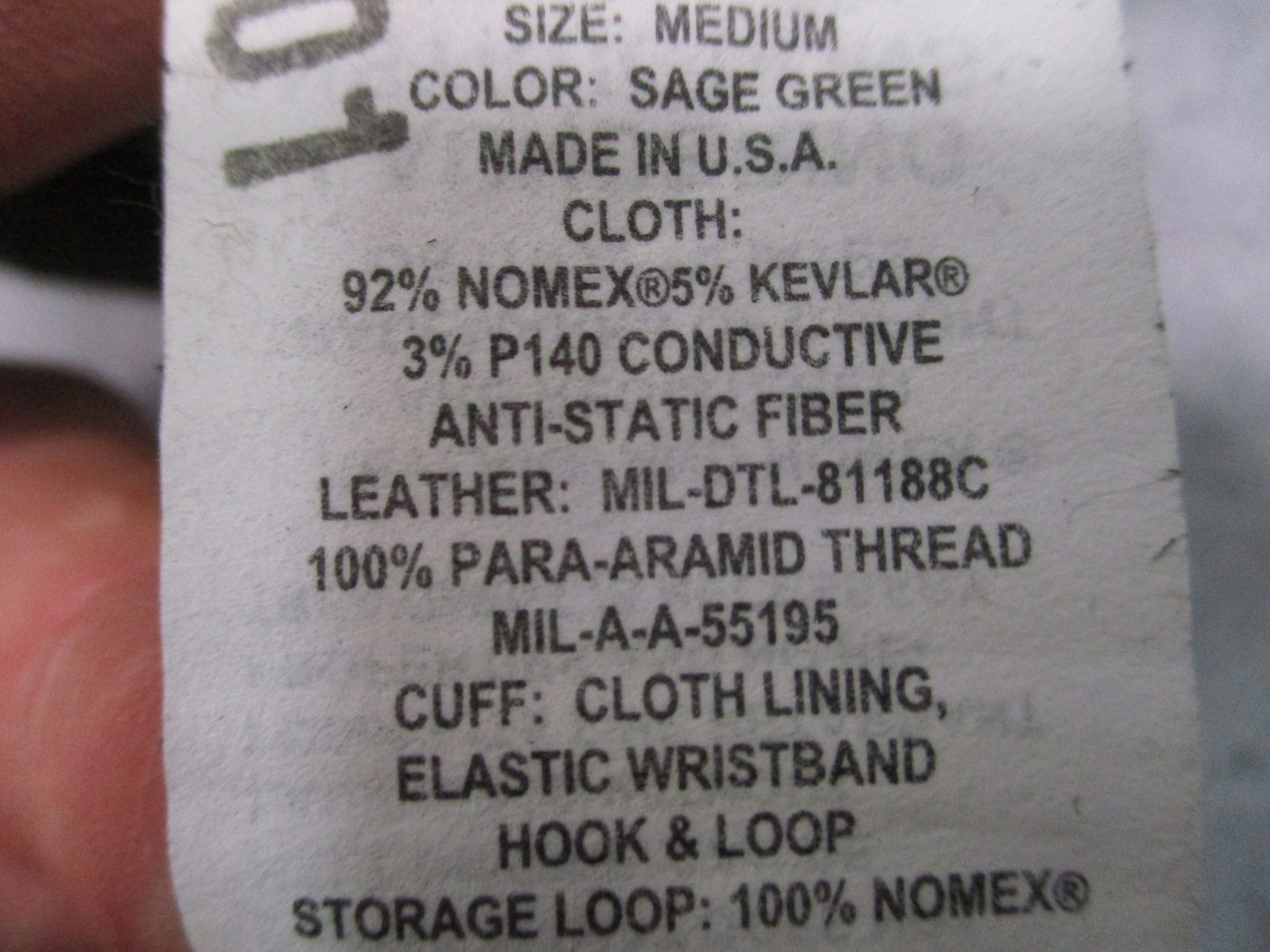CamelBak Max Grip NT Tactical Gloves Sage Green Size Medium NSN 8415-01-536-2035