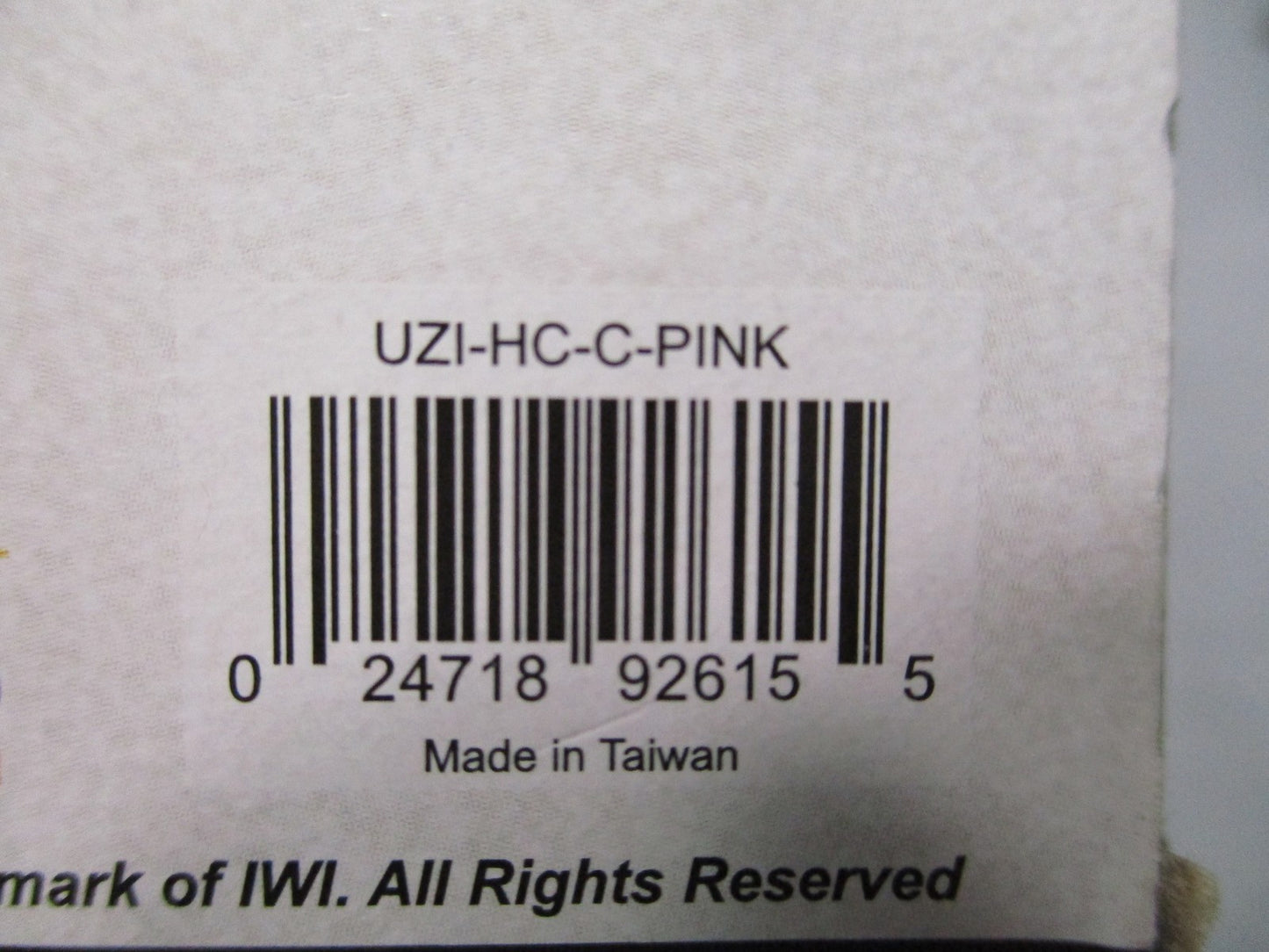 UZI Pink Plated Steel Handcuffs Double Lock with Two Keys New