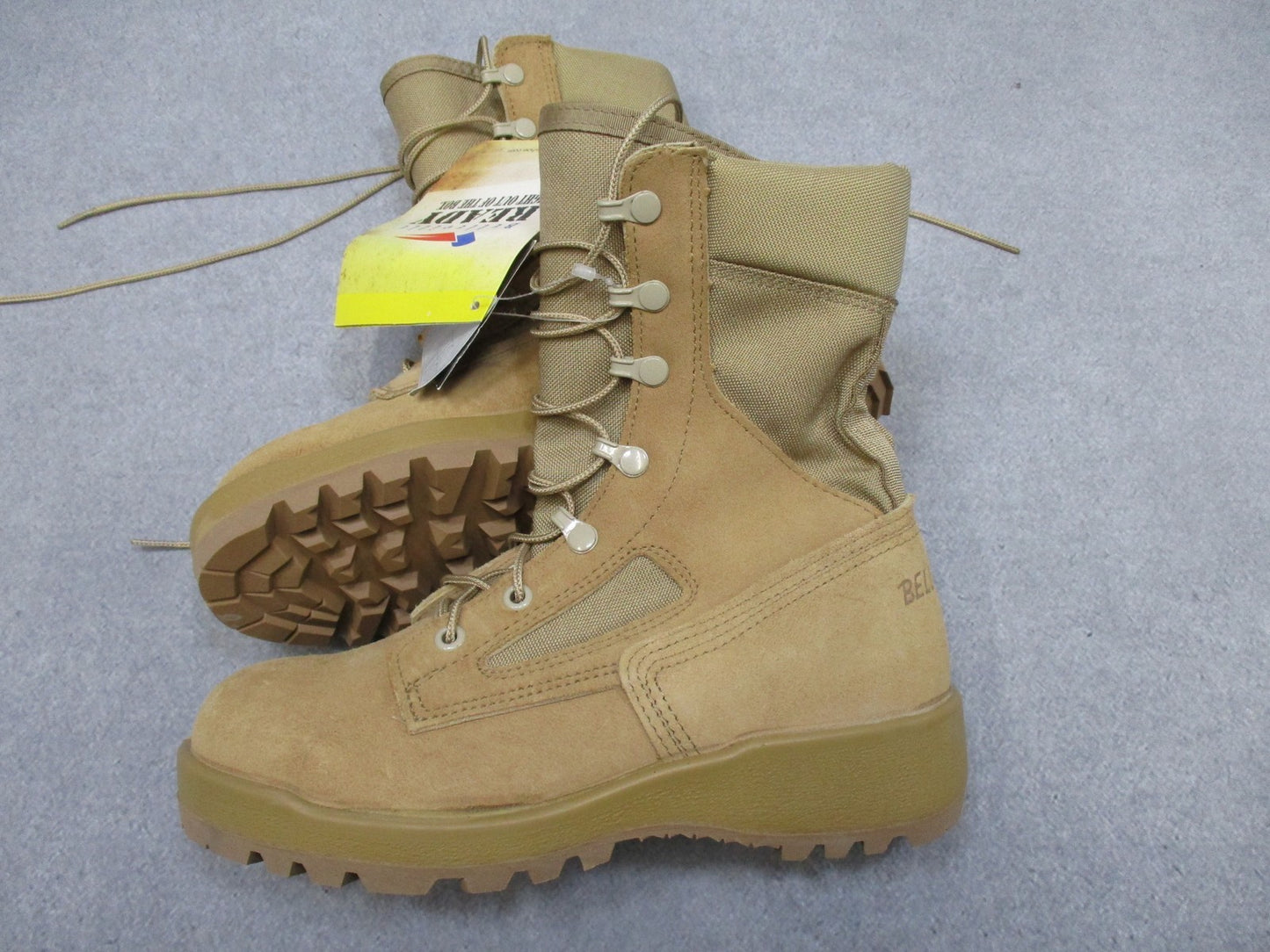 Belleville 390DES Desert Tan Suede Cordura Vibram Boots Men's Size 04.5 R NEW