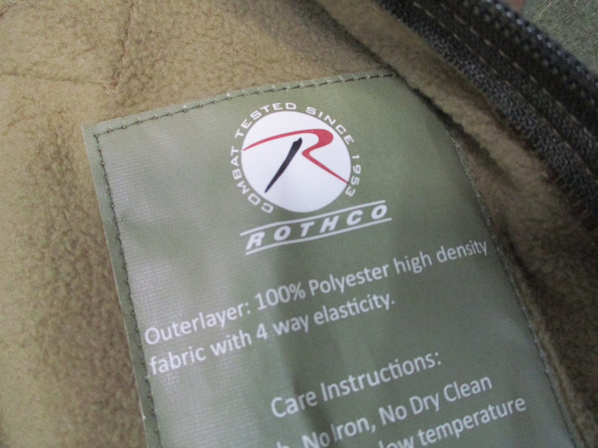 New Rothco Special Ops Tactical Soft Shell Jacket Woodland Camo Size Small 9906