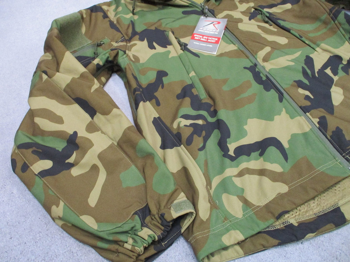 Rothco Special Ops Soft Shell Jacket Woodland XL - view 4