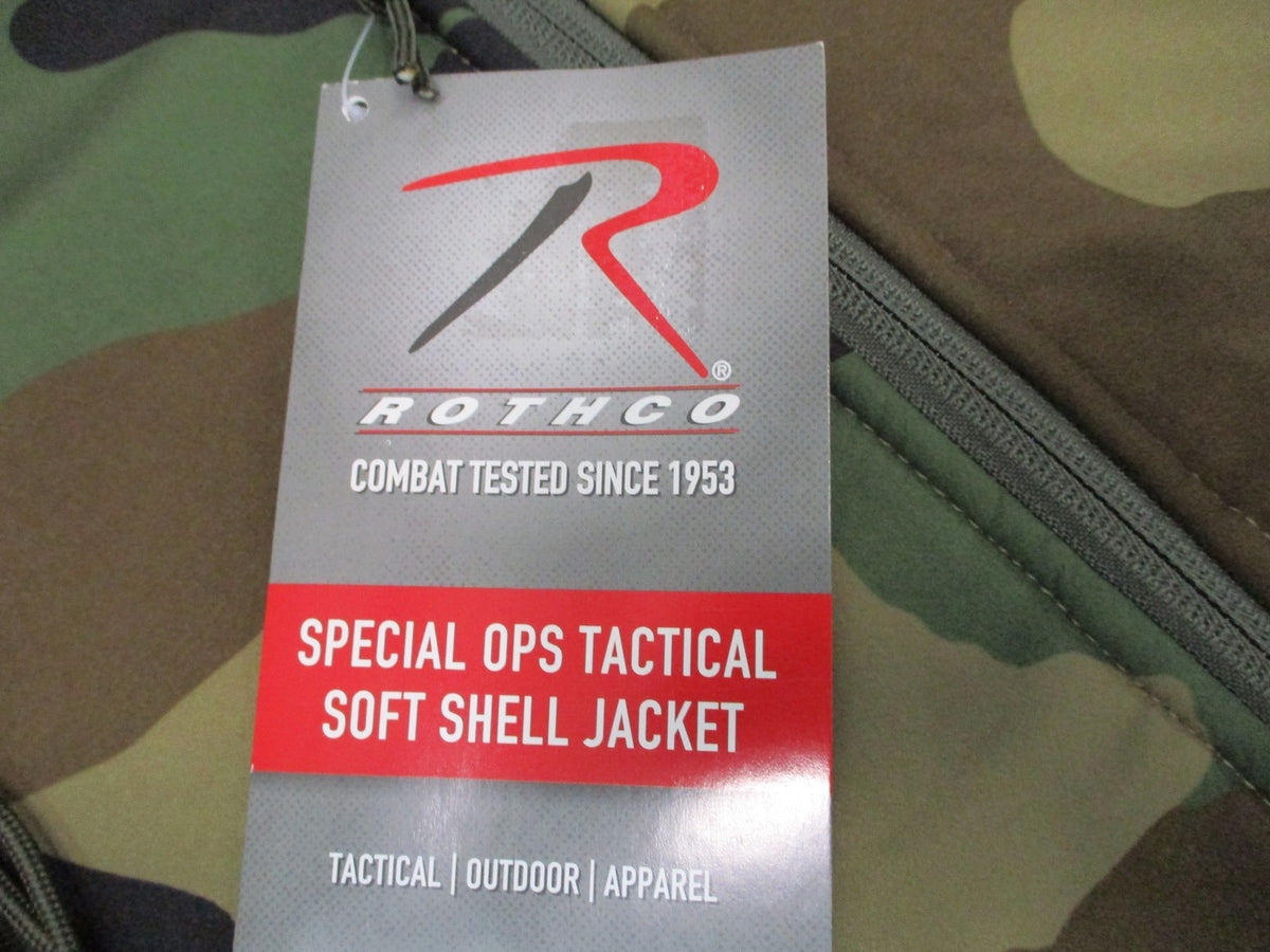 Rothco Special Ops Soft Shell Jacket Woodland XL - view 5