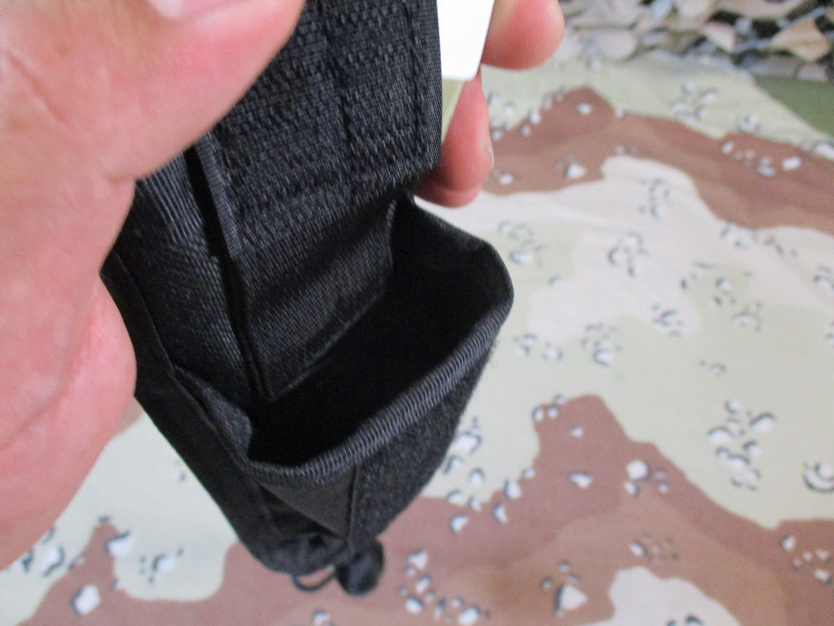 New Rothco Nylon Knife Sheath Black Tactical Belt Loop Leg Tie Down