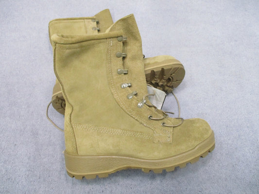 Army Regulation Altama 402803 Men's Tan Suede Cold Weather Boots Size 7.5N NEW