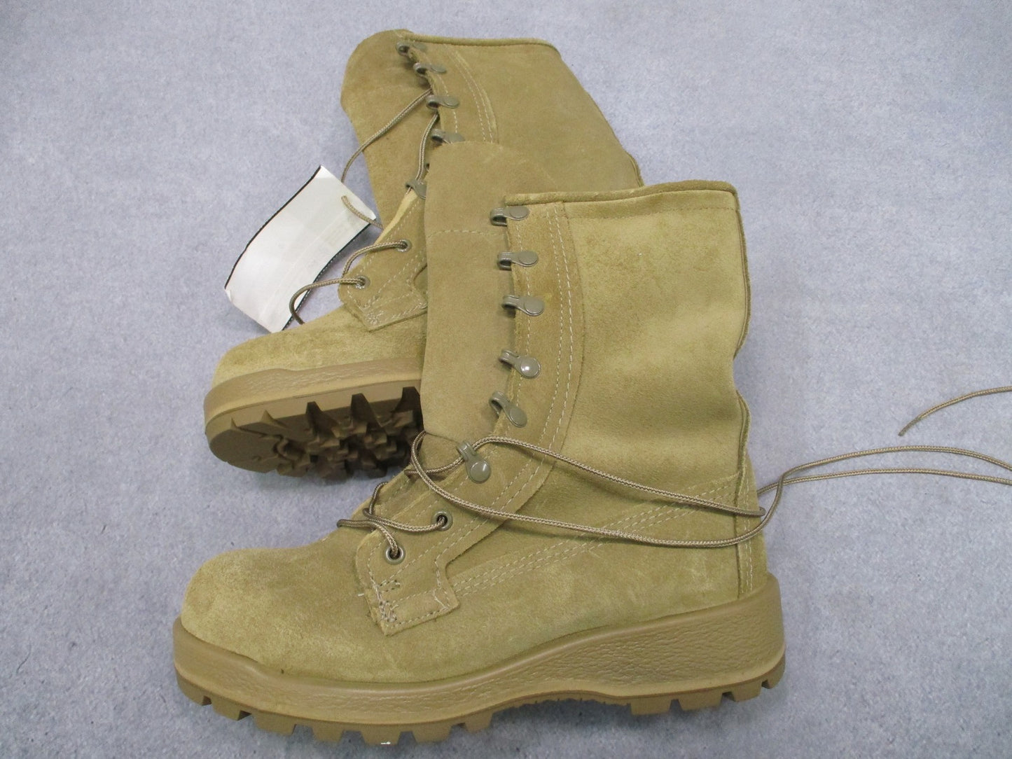 Army Regulation Altama 402803 Men's Tan Suede Cold Weather Boots Size 7.5N NEW