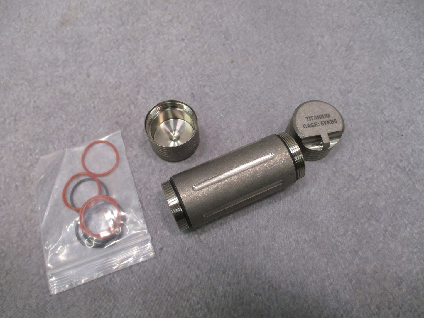 Maratac CountyComm Titanium EDC Storage Capsule Pill Cash Waterproof Tube