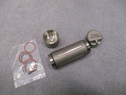 Maratac CountyComm Titanium EDC Storage Capsule Pill Cash Waterproof Tube