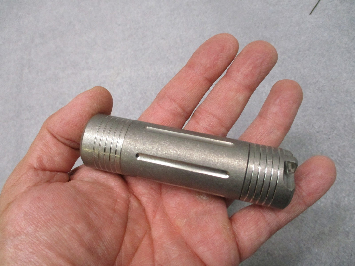 Maratac CountyComm Titanium EDC Storage Capsule Pill Cash Waterproof Tube