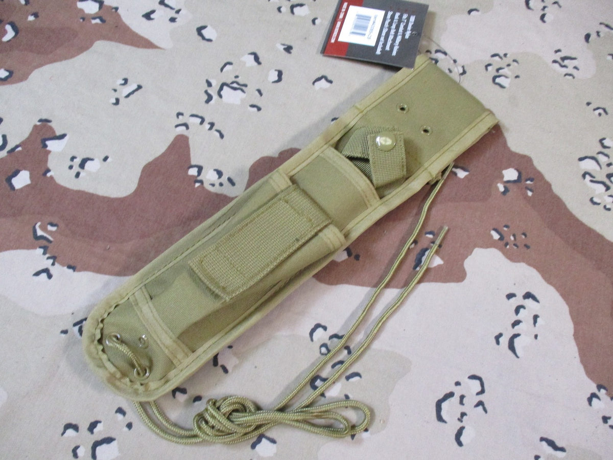 Rothco 7" Combat Knife Sheath 1000 Denier Nylon Coyote Brown 40065-CB New