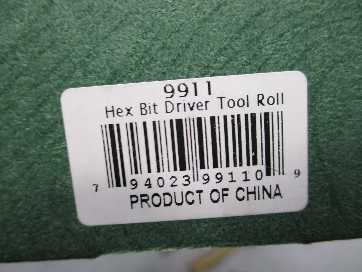 CRKT 9911 Hex Bit Driver Tool Roll - Brass Driver - Leather Roll Pouch -