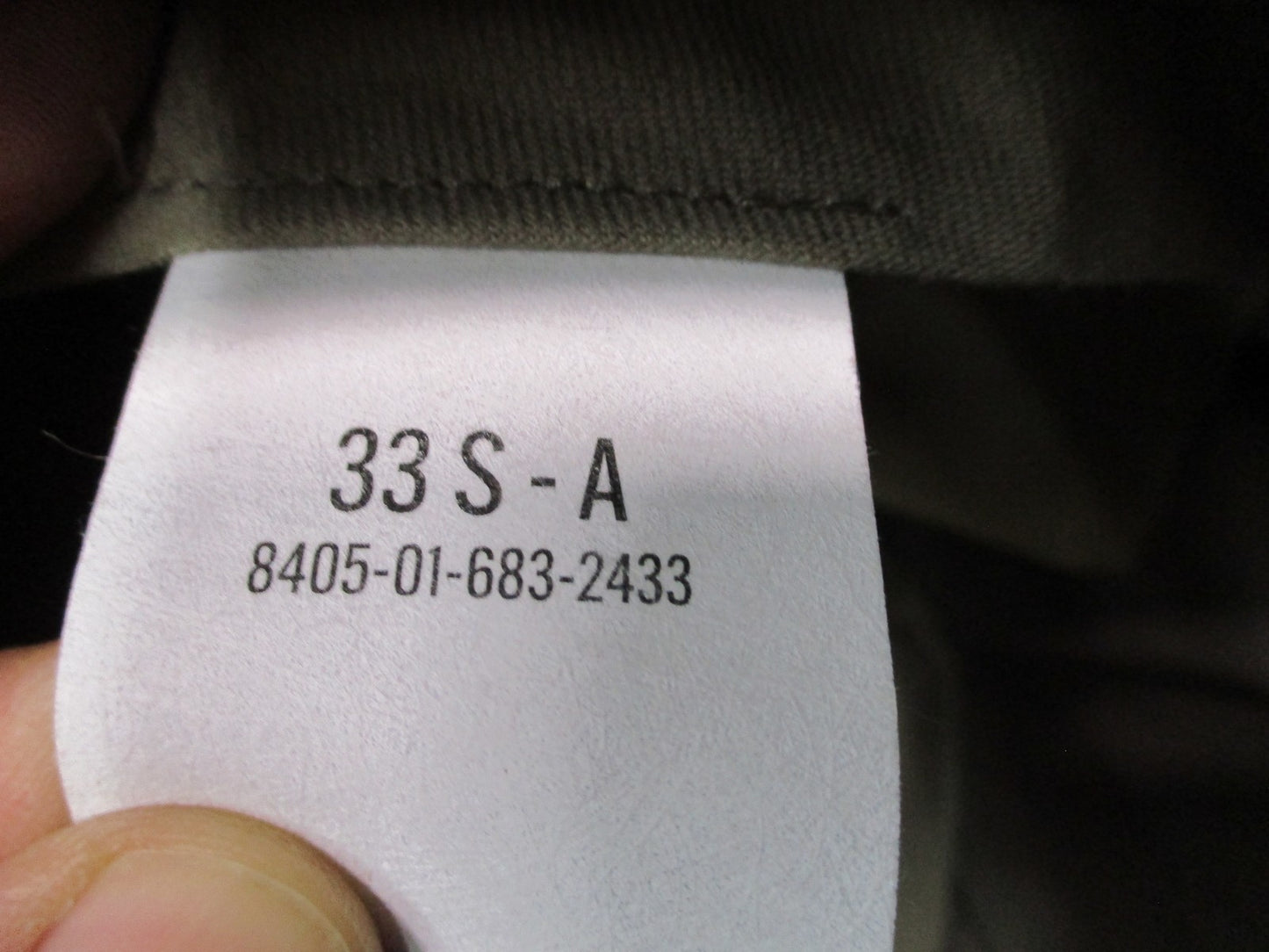 Mens US Army AGSU Service Uniform Pants Heritage Taupe 33x26 Hardwick 55/45 Wool